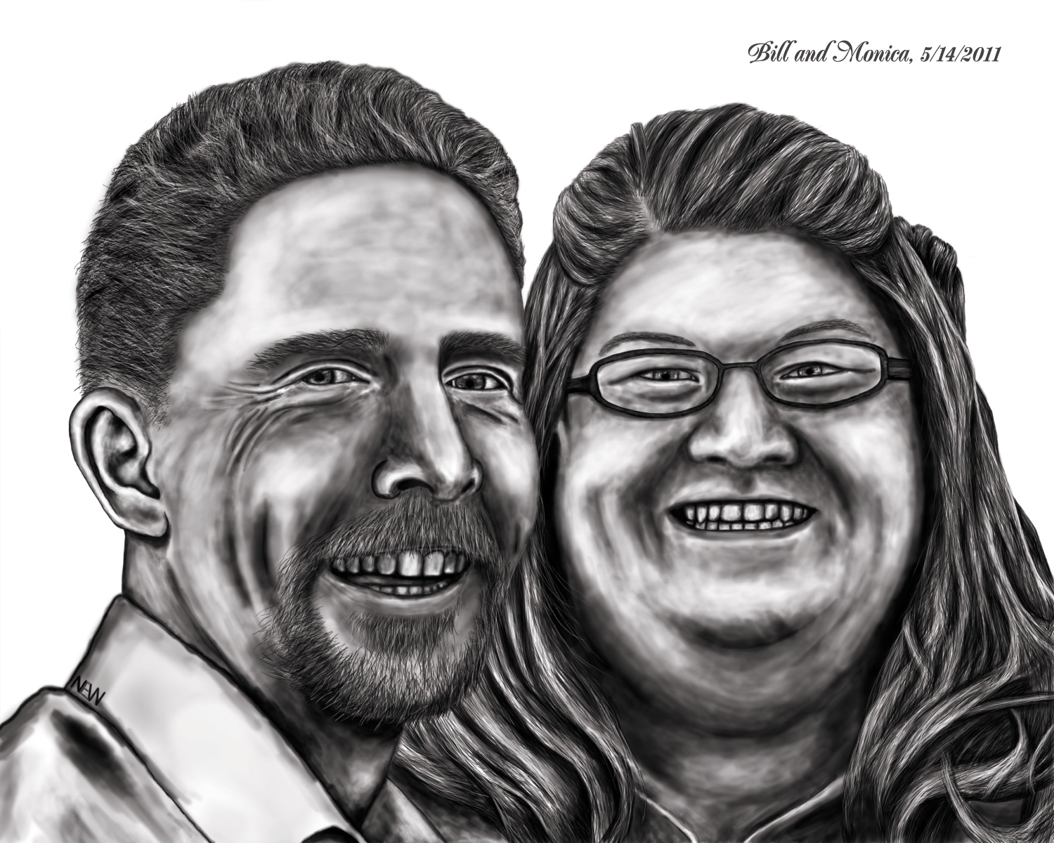 Bill and Monica Large